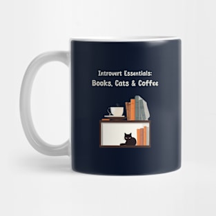 Coffee, Cats and books Mug
